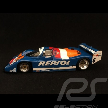 Porsche 962 C 6h Suzuka 1989 n° 6 Repsol Brun 1/43 Spark SJ044