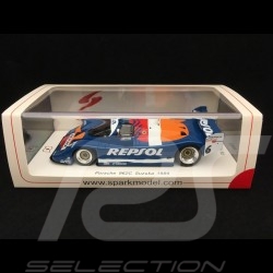 Porsche 962 C 6h Suzuka 1989 n° 6 Repsol Brun 1/43 Spark SJ044