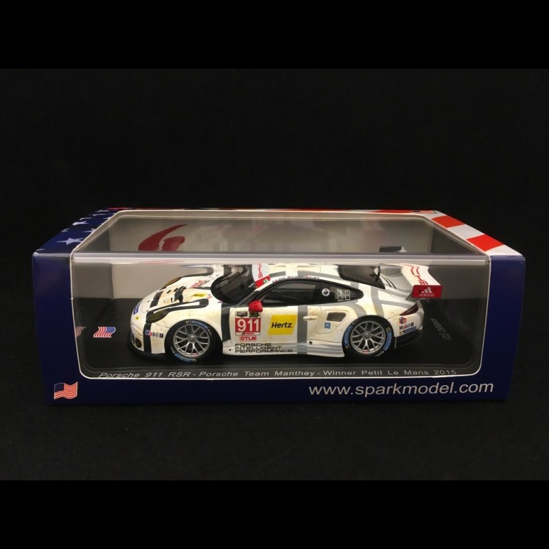 Porsche 911 GT3 R type 991 winner Petit Le Mans 2016 n° 911 Manthey 1/ ...