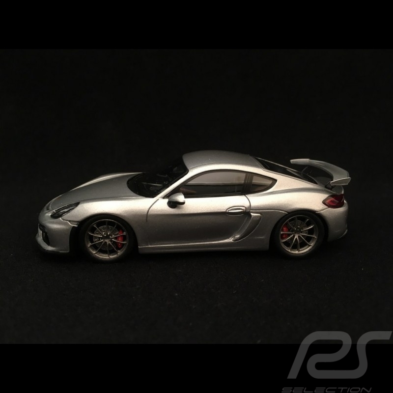Porsche Cayman GT4 2016 metallic grey 1/43 Spark S4941