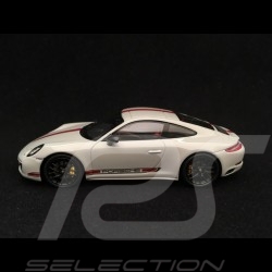 Porsche 911 Carrera GTS type 991 grau / rote Streifen 1/43 Spark WAX02020055