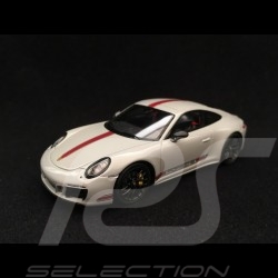 Porsche 911 Carrera GTS type 991 grau / rote Streifen 1/43 Spark WAX02020055