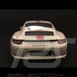 Porsche 911 Carrera GTS type 991 grau / rote Streifen 1/18 Spark WAX02100028