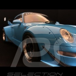 Porsche 993 RWB 1996 bleu clair 1/12 GT SPIRIT GT167