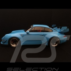 Porsche 993 RWB 1996 bleu clair 1/12 GT SPIRIT GT167