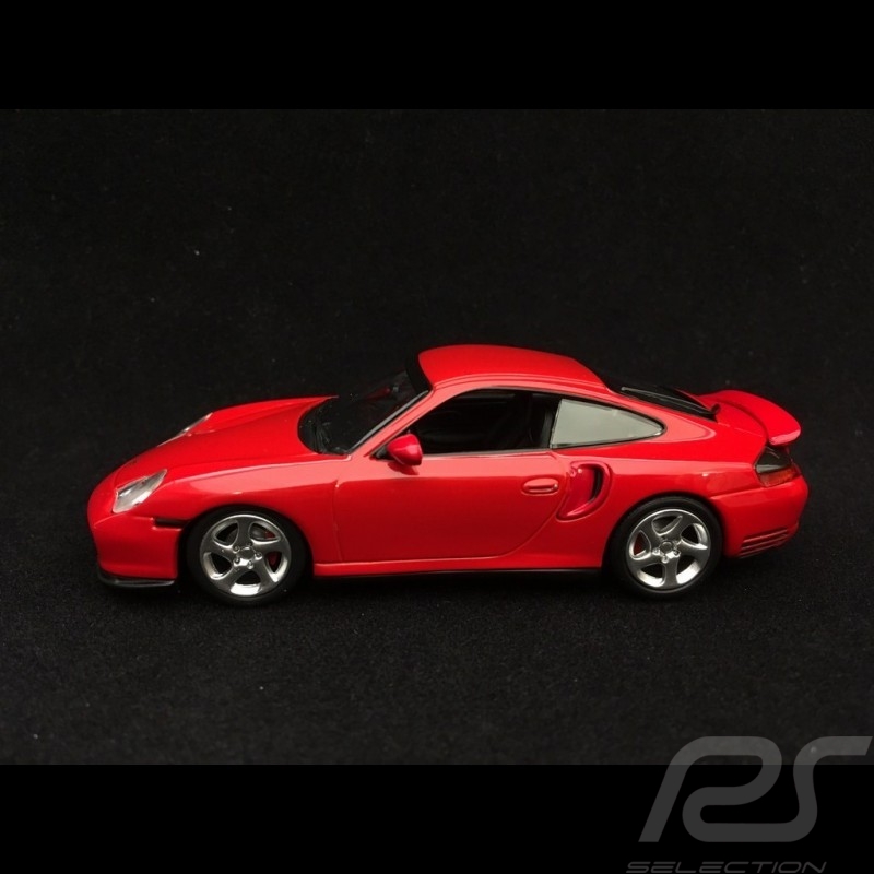 Porsche 911 Turbo type 996 1999 1/43 Minichamps 940069300 rouge indien indian rot indischrot