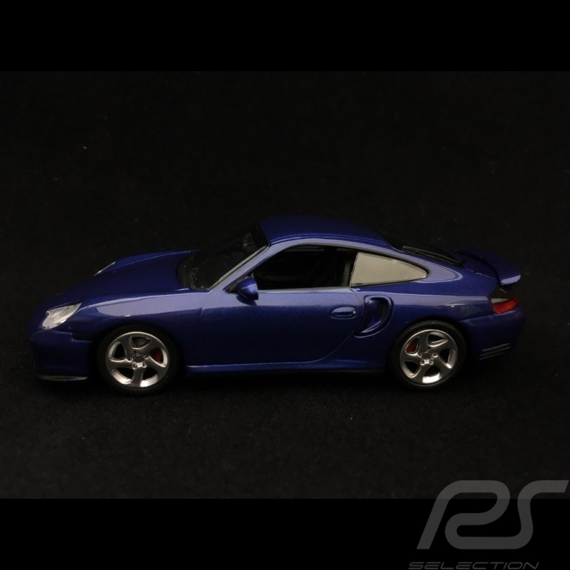 Porsche 911 Turbo type 996 1999 night blue metallic 1/43 Minichamps 940069301