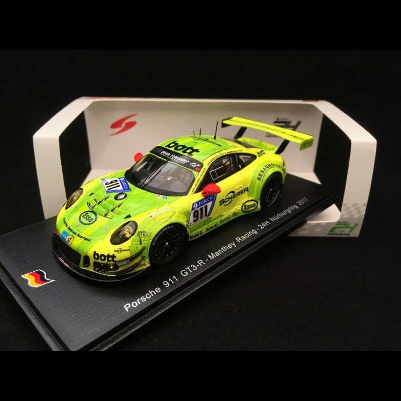 Porsche 911 type 991 GT3 R Nürburgring 2017 n° 911 Manthey racing 1/43 ...