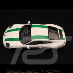 Porsche 911 R type 991 2016 white green stripes 1/43 Spark S4956