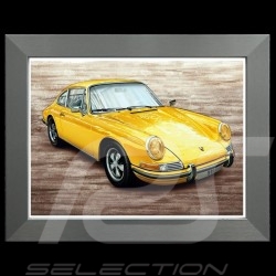 Porsche 804 Grosser Preis von Frankreich reproduction d'une affiche originale de Erich Strenger