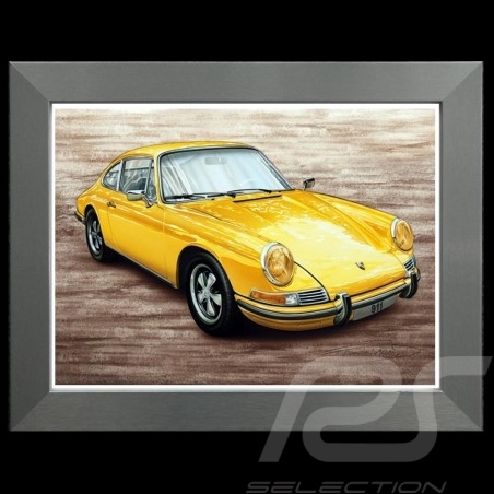 Porsche 804 Grosser Preis von Frankreich reproduction d'une affiche originale de Erich Strenger