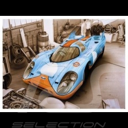 Porsche 804 Grosser Preis von Frankreich reproduction d'une affiche originale de Erich Strenger