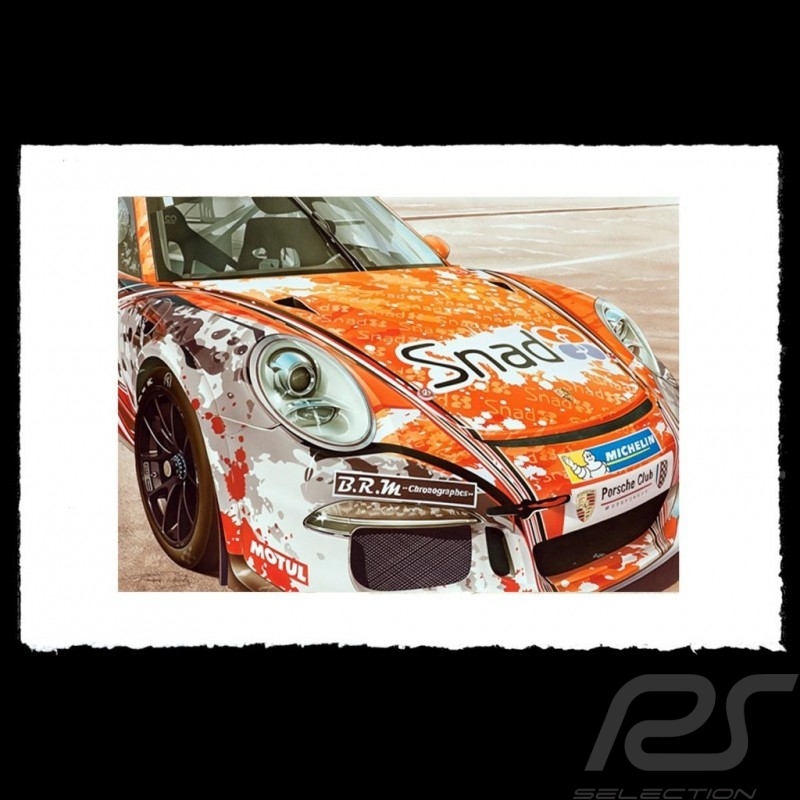 Porsche Poster 911 type 991 Cup François Bruère - VA128