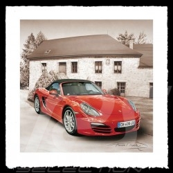 Porsche 804 Grosser Preis von Frankreich reproduction d'une affiche originale de Erich Strenger