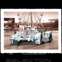 Porsche 804 Grosser Preis von Frankreich reproduction d'une affiche originale de Erich Strenger