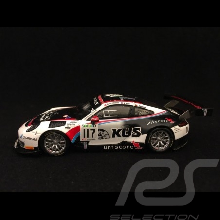 Porsche 911 GT3 R type 991 Spa 2017 n° 117 Küs 1/43 Spark SB141