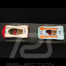 Duo Porsche 908 Sieger Targa Florio 1970 1/43 Spark 43TF69 43TF69