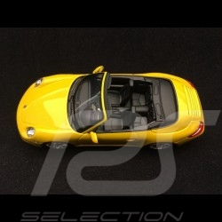 Porsche 997 Carrera S Cabriolet 2005 jaune 1/43 Minichamps 400063031