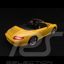 Porsche 997 Carrera S Cabriolet 2005 jaune 1/43 Minichamps 400063031
