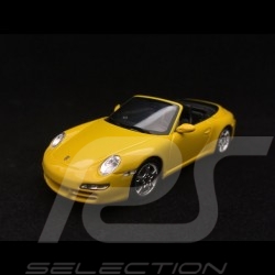 Porsche 997 Carrera S Cabriolet 2005 jaune 1/43 Minichamps 400063031