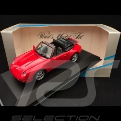 Porsche 911 Carrera Cabriolet type 993 indian red 1/43 Minichamps 430063032