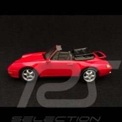 Porsche 911 Carrera Cabriolet type 993 indian red 1/43 Minichamps 430063032