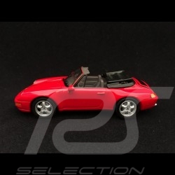 Porsche 911 Carrera Cabriolet type 993 indian red 1/43 Minichamps 430063032