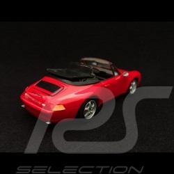 Porsche 911 Carrera Cabriolet type 993 indian red 1/43 Minichamps 430063032