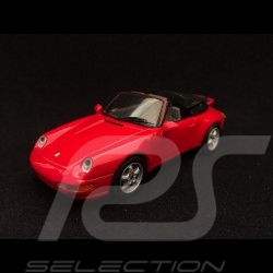 Porsche 911 Carrera Cabriolet type 993 indian red 1/43 Minichamps 430063032