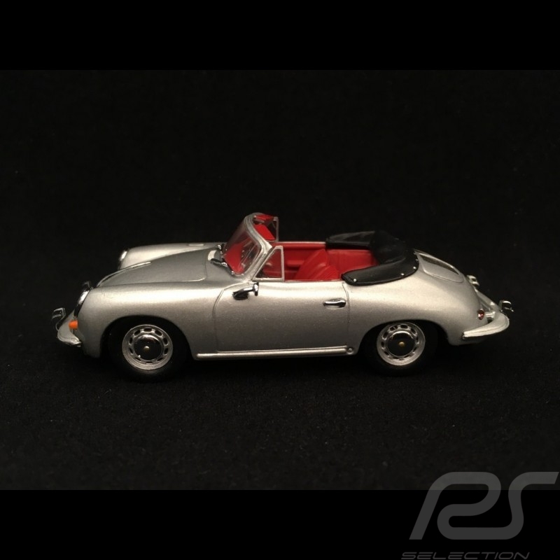 Porsche 356 C Cabriolet 1963 silbergrau 1/43 Minichamps 430062330