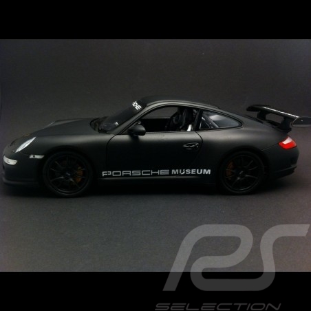 Porsche 911 type 997 GT3 RS 1/24 Welly MAP02499717 noir mat matte black matt schwarz