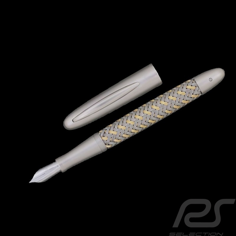 Porsche Design Tec Flex Edelstahl Füllfederhalter P3110