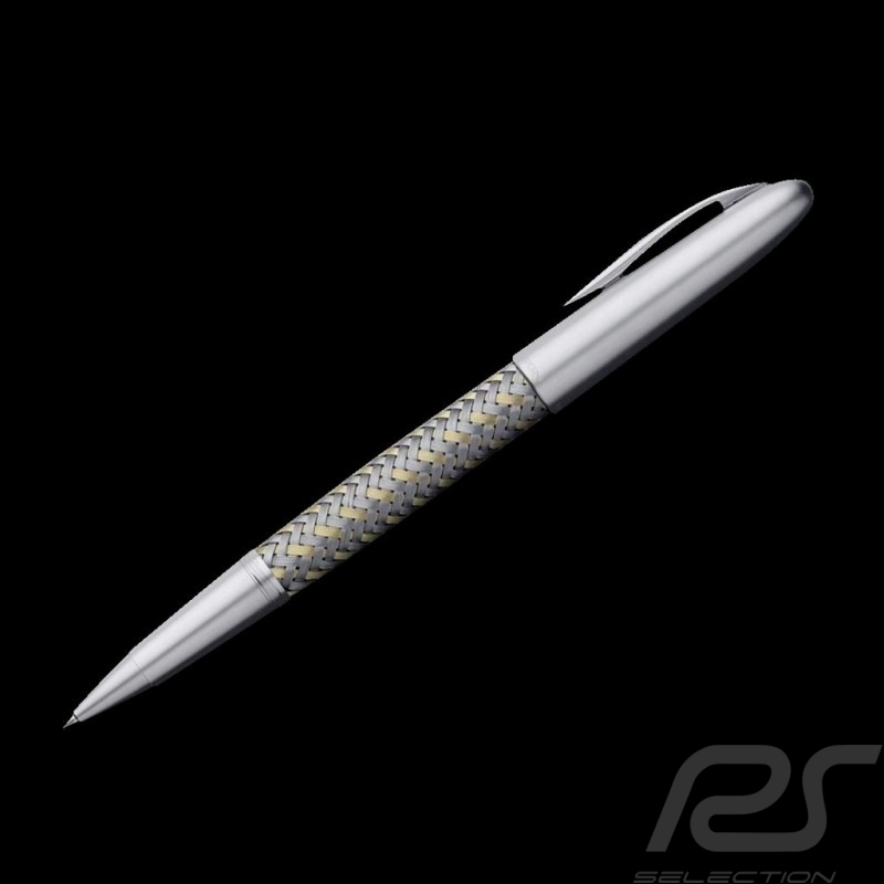 Porsche Design acier Tec Flex Roller P3110 Stylo à bille or Rollerpoint pen gold Kugelschreiber 