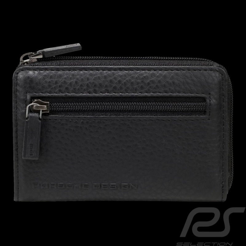 Porsche Key case black leather Cervo LZ Porsche Design 4090000455