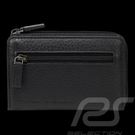 Etui porte-clés Porsche Cervo LZ Porsche Design 4090000455 cuir noir black leather schwarze Leder