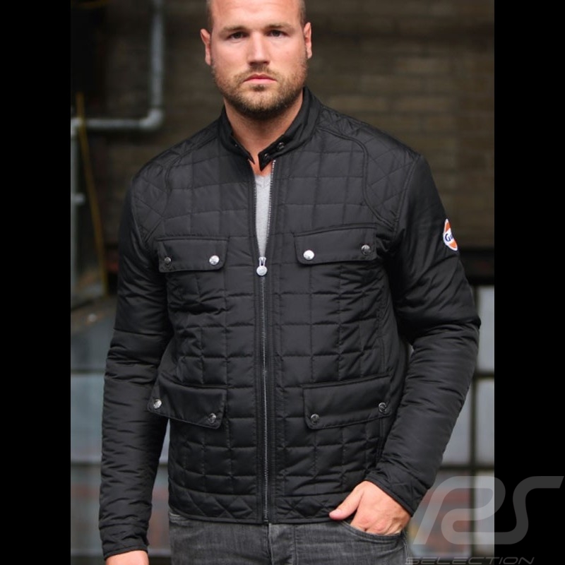 Veste Gulf gentleman driver matelassée noire - homme