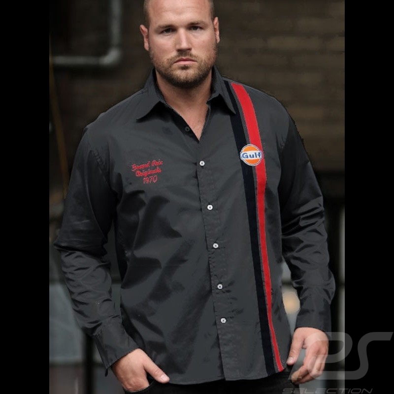 Hemd Gulf Premium anthrazitgrau - Herren