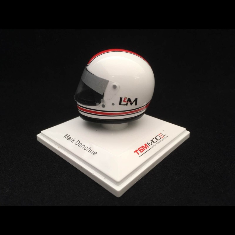 HELMET CASQUE F1 Mark DONOHUE 1973 1/8 TRUE SCALE TSM15AC07 miniature collection