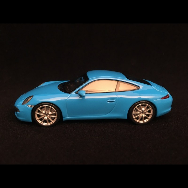 Porsche 911 Carrera S type 991 Riviera blue Saint Tropez 1/43