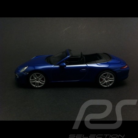 Porsche 991 Carrera 4 Cabriolet 2012 blue 1/43 Minichamps WAP0201110C