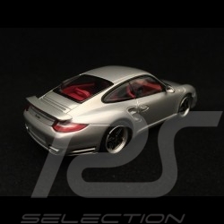 Porsche 911 typ 997 Turbo ph II Metallic Silbergrau 1/43 Minichamps CAP04312006