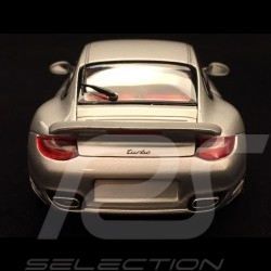 Porsche 911 type 997 Turbo ph II gris argent métallisé 1/43 Minichamps CAP04312006