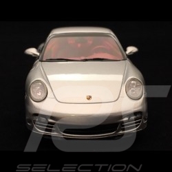 Porsche 911 type 997 Turbo ph II gris argent métallisé 1/43 Minichamps CAP04312006