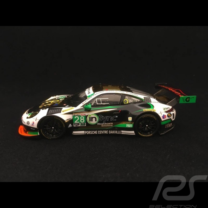 Porsche 911 GT3 R type 991 winner Daytona 2017 n° 27 Alegra 1/43 Spark US027