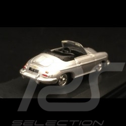 Porsche 356 B Cabriolet 1/87 Welly MAP02390112 gris argent métallisé silver grey metallic silbergrau