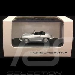 Porsche 356 B Cabriolet 1/87 Welly MAP02390112 gris argent métallisé silver grey metallic silbergrau