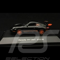 Porsche 911 GT3 RS type 997 black / orange 1/87 Welly MAP02390012