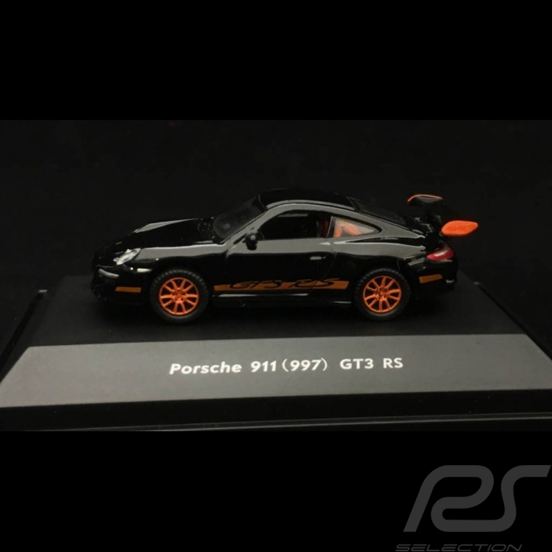 Porsche 911 GT3 RS type 997 schwarz / orange 1/87 Welly MAP02390012