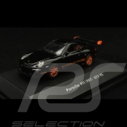 Porsche 911 GT3 RS type 997 black / orange 1/87 Welly MAP02390012