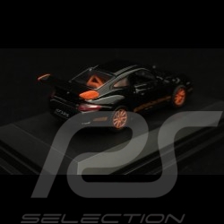 Porsche 911 GT3 RS type 997 black / orange 1/87 Welly MAP02390012